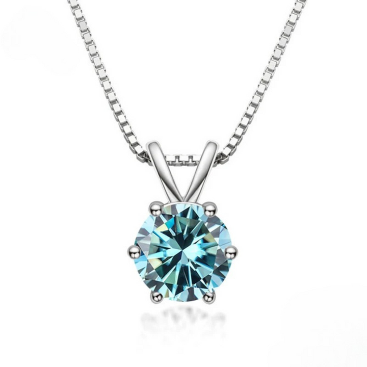 Genevieve | Moissanite Solitaire Necklace