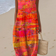 CAOMHNAT | SUNSET HUES MIDI DRESS
