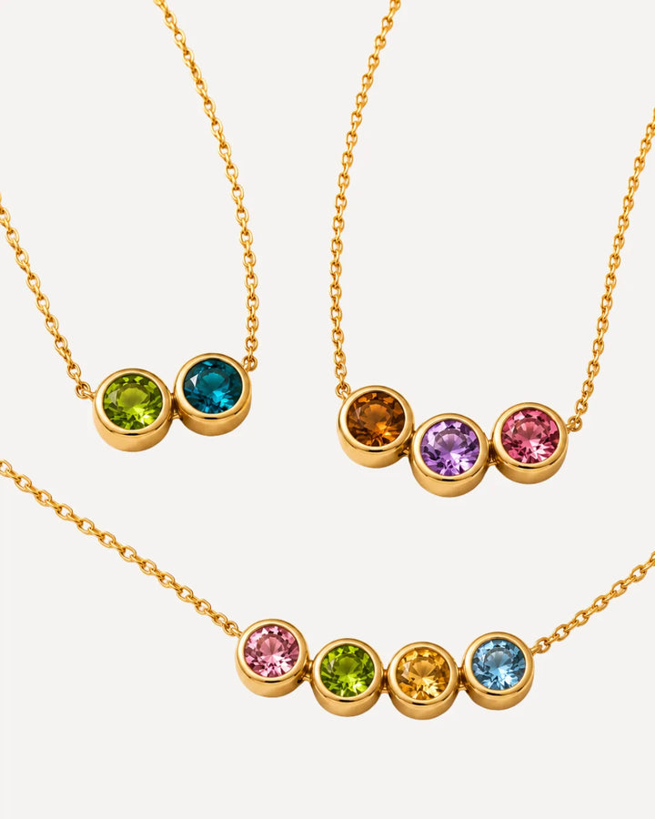 Viora Personalized Birthstone Necklace