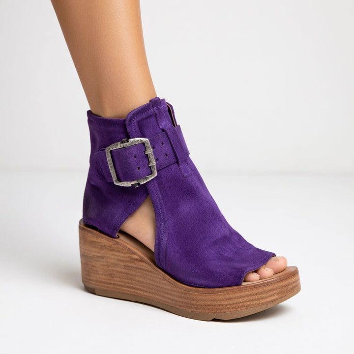 ORLAITH | MODERN OPEN WEDGE ANKLE BOOTS