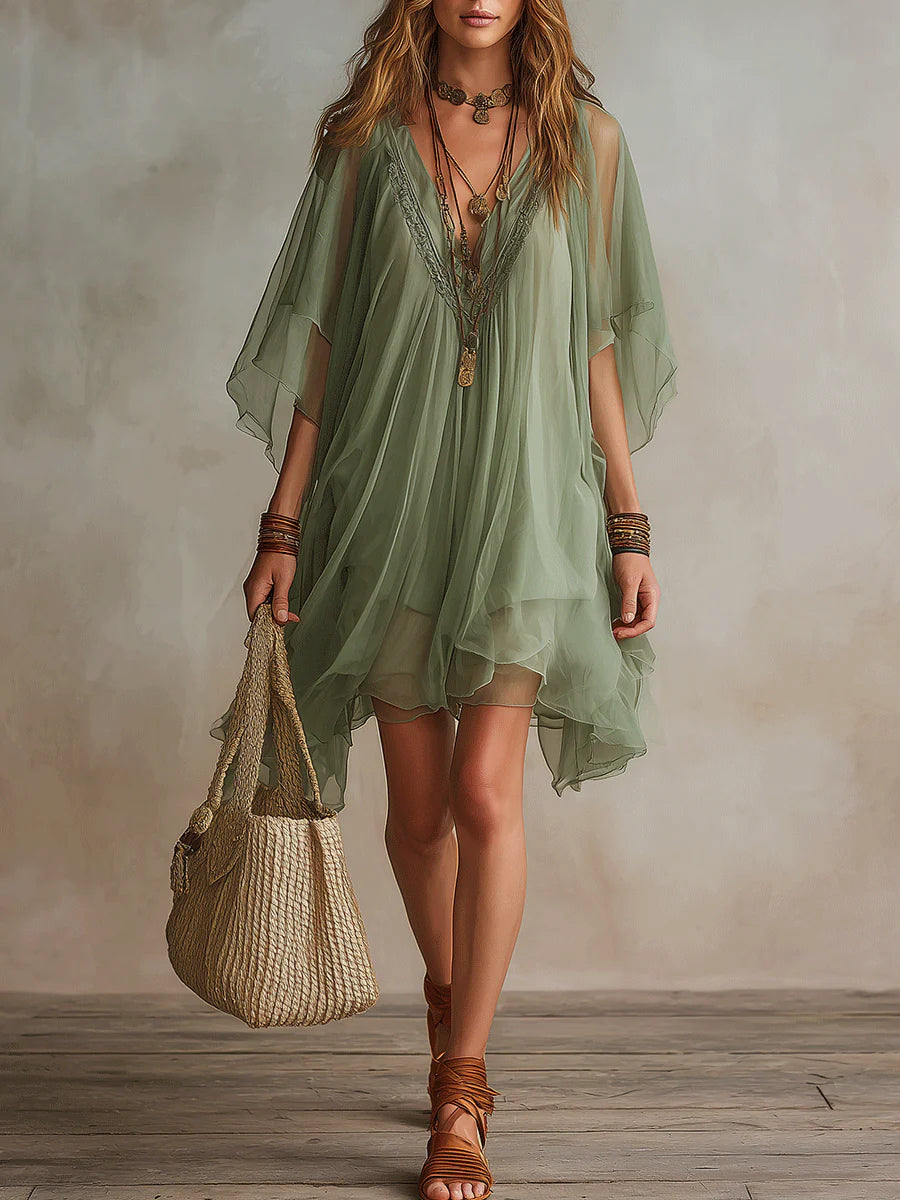 ORLAITH | FLOUNCY MINI DRESS