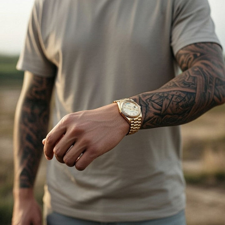 Champagne Gold Men's Watch