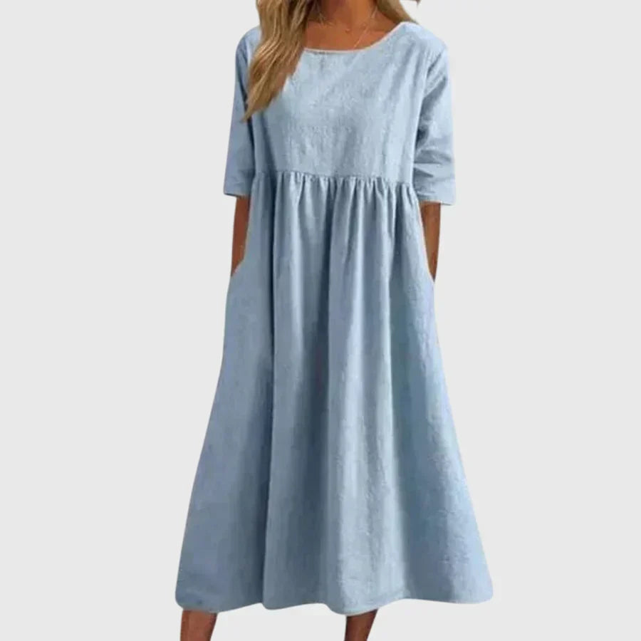 Haisley | Elegant Short-Sleeved Dress