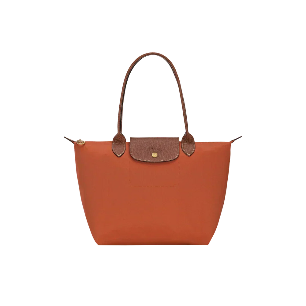 PENELOPE | SIGNATURE FOLDABLE LEATHER-TRIMMED TOTE