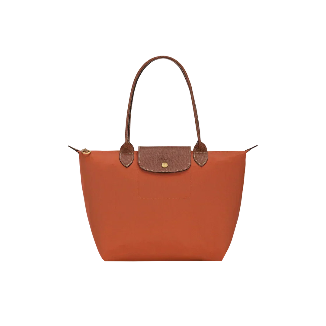 PENELOPE | SIGNATURE FOLDABLE LEATHER-TRIMMED TOTE