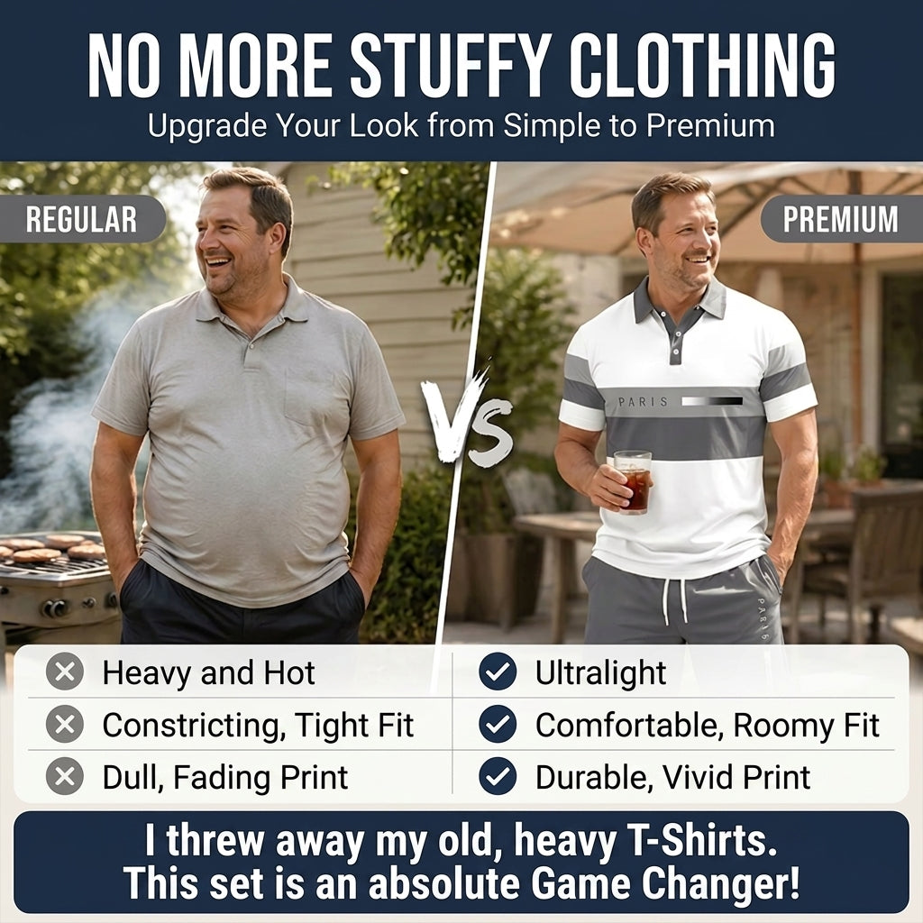 ALFRED | Relaxed Two-Piece Shirt & Shorts Summer Set