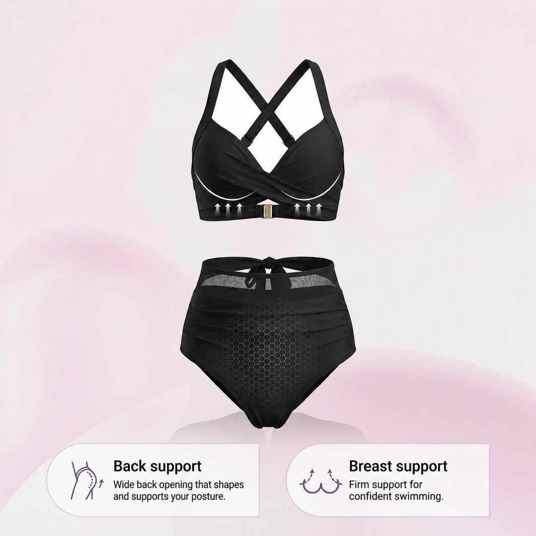 BRONWEN | 2-IN-1 HIGH WAIST TUMMY CONTROL BIKINI