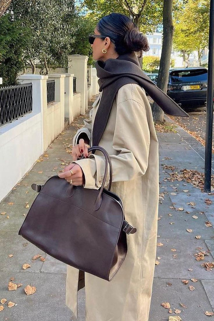 Sophisticated Suede Handbag