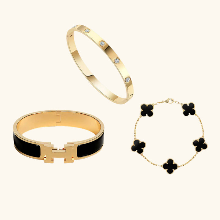 3-Piece elet Set Black