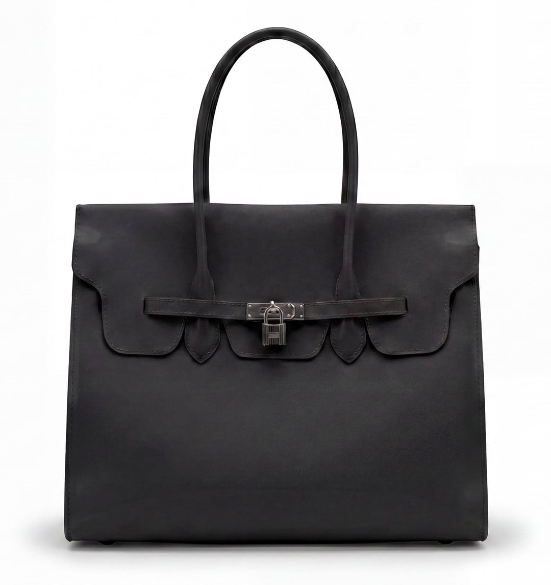 Jelly Bag – Glossy Top Handle Tote with Lock Detail | Summer 2026