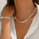 Seraphina | Crystal Herringbone Jewellery Set