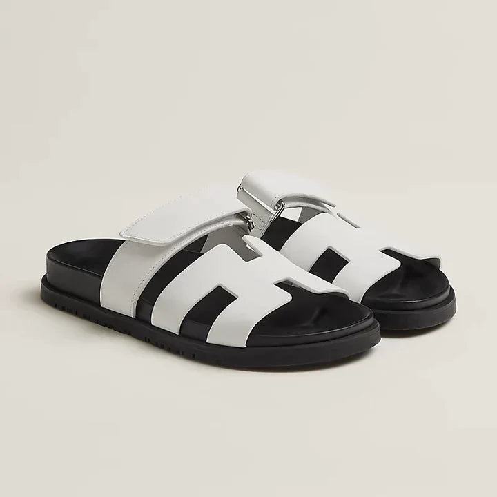 Wide Strap Comfort Sandals with Chunky Sole