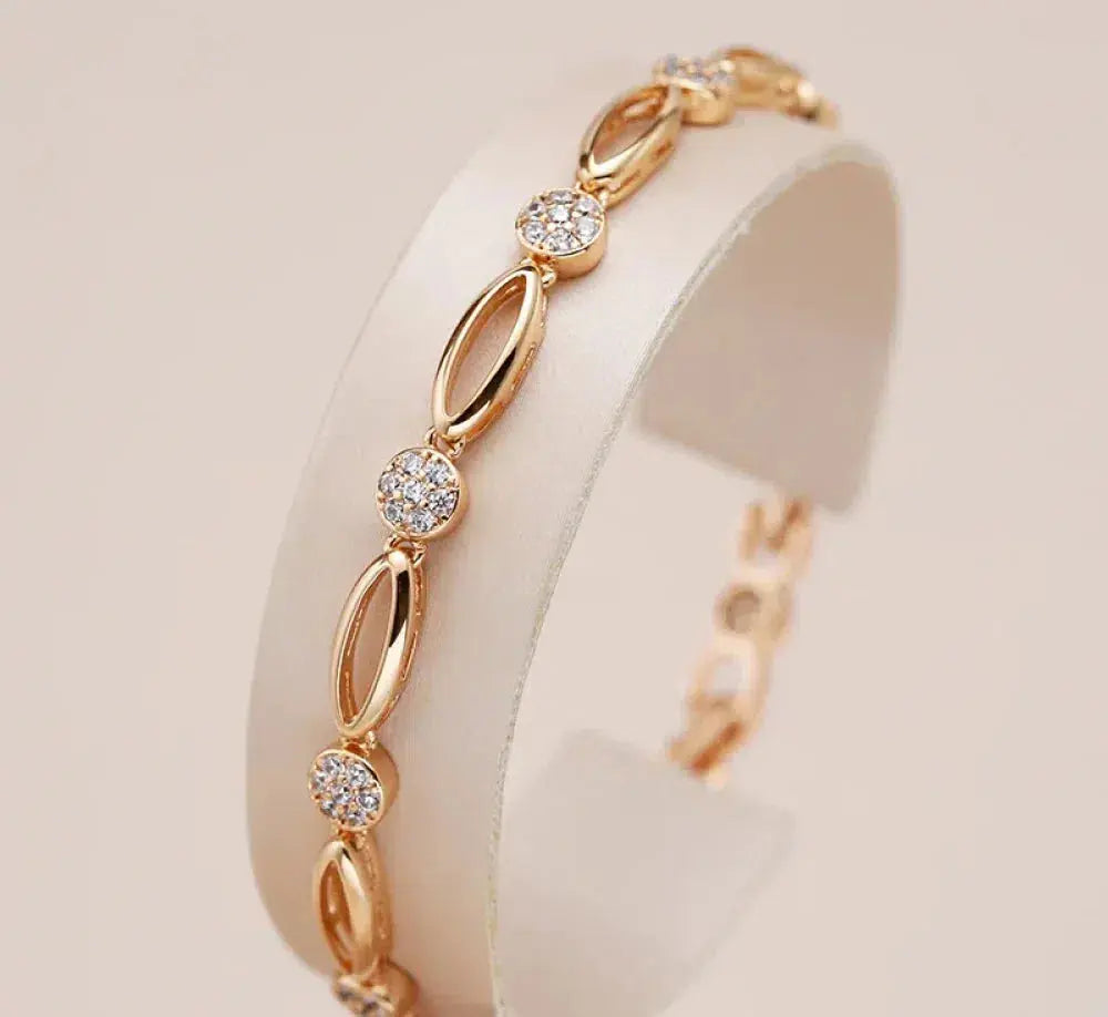 Eloise | Gold Bracelet with Zirconia