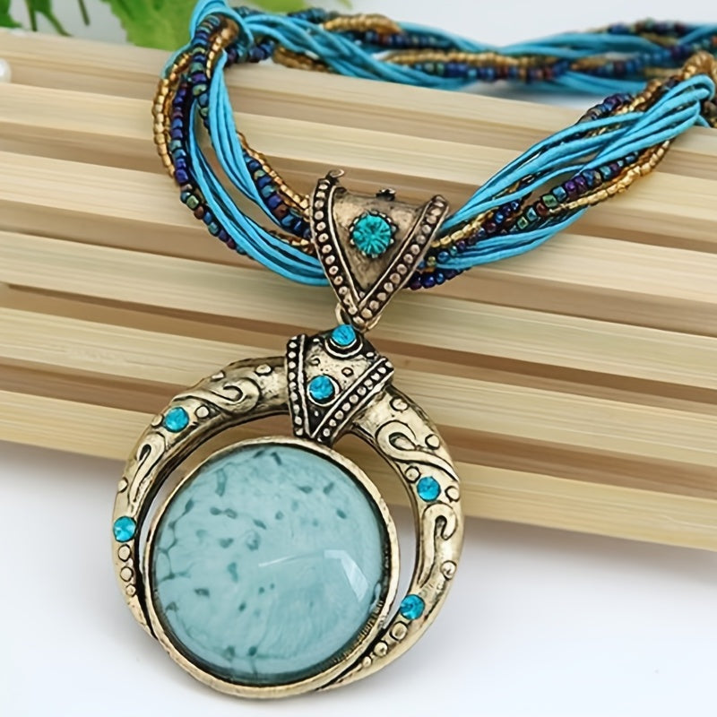 Saskia | Bohemian Pendant Necklace