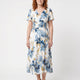 DENISE | FLORAL MIDI WRAP DRESS