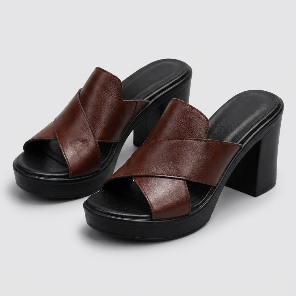 ALWENA | ELEGANT COMFORT HEEL SANDALS