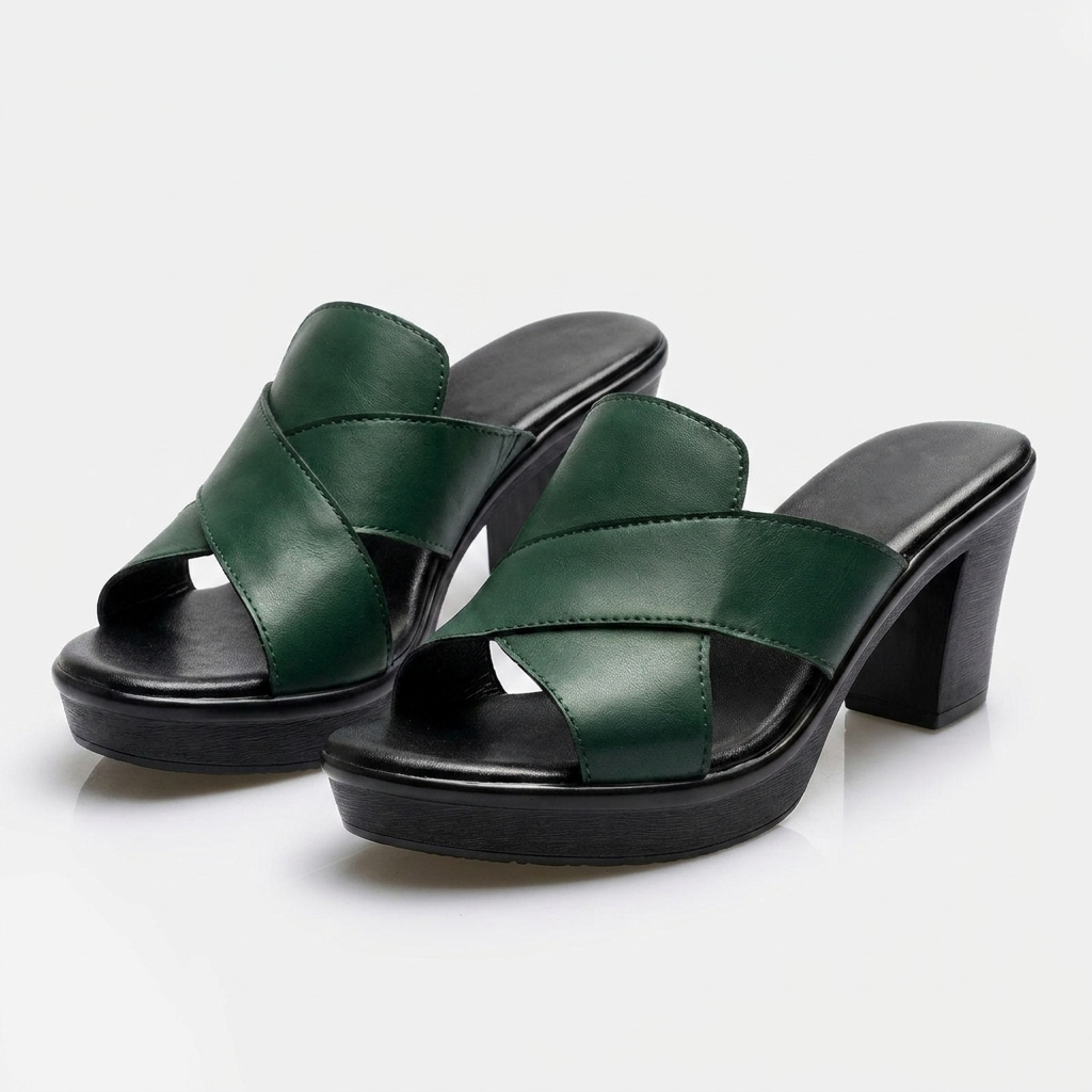 ALWENA | ELEGANT COMFORT HEEL SANDALS