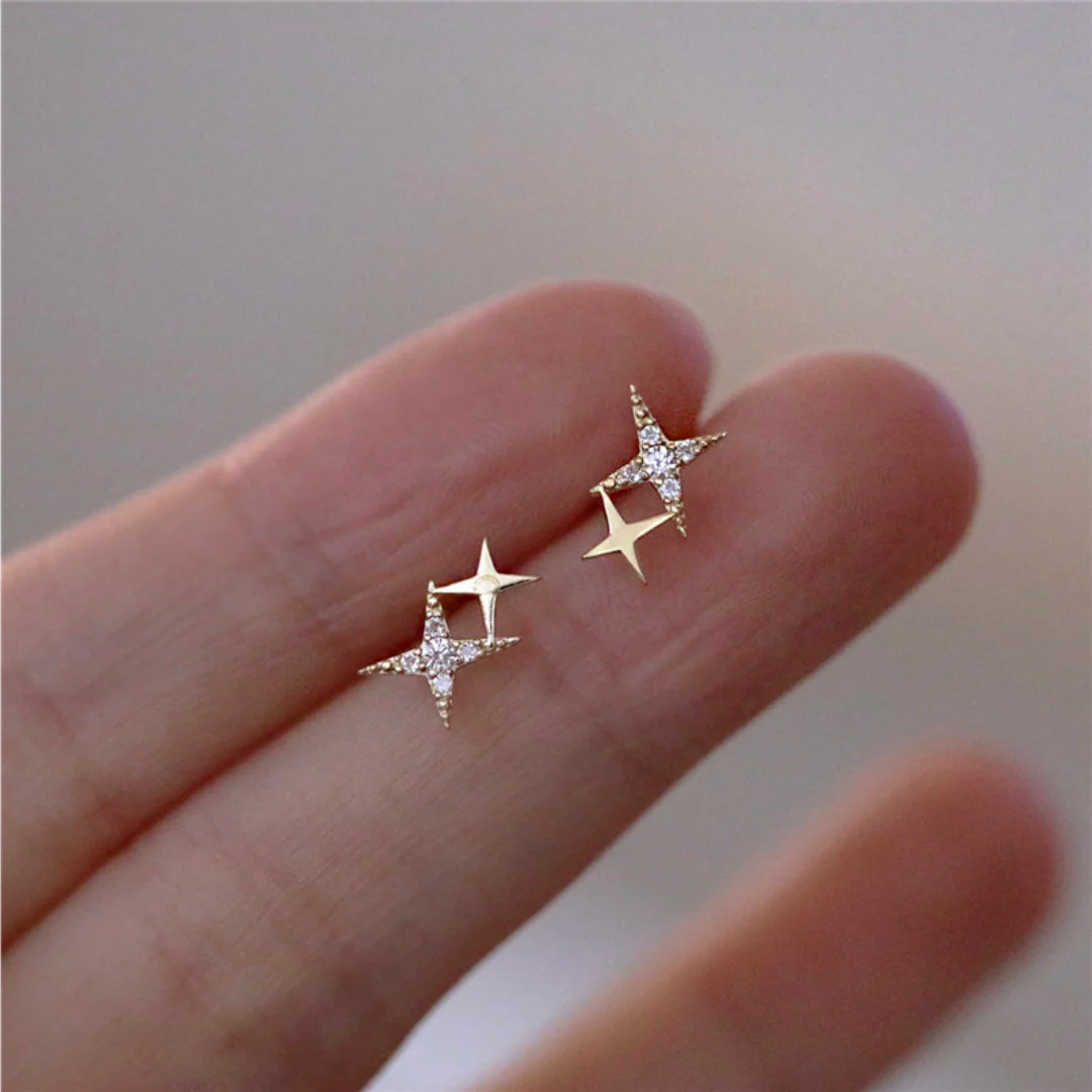Estella | Sparkling Star Earrings