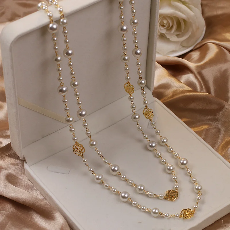 Grace | Gold and Pearl Necklace