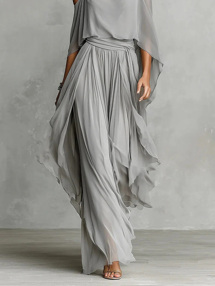 SINEAD | FLOWING CHIFFON TWO-PIECE SET