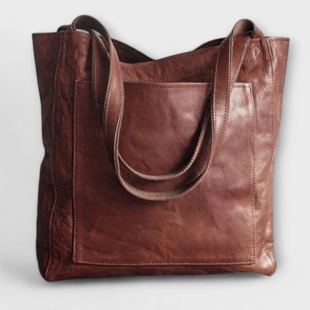 Everyday Shoulder Bag with Multiple Pockets