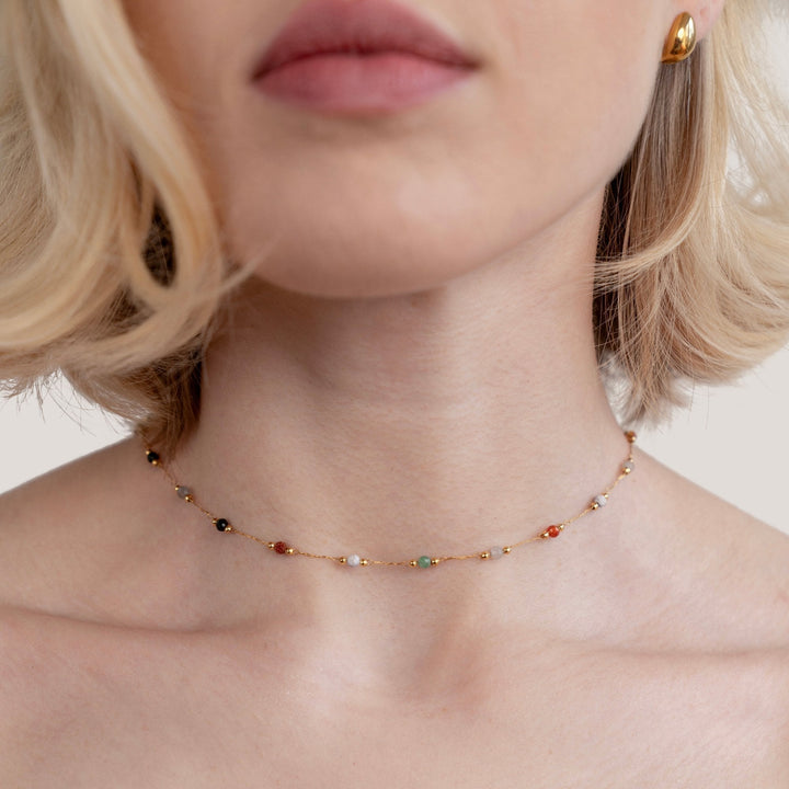 Mia | Minimalist Stone Necklace