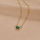 Clara | Delicate Emerald Necklace