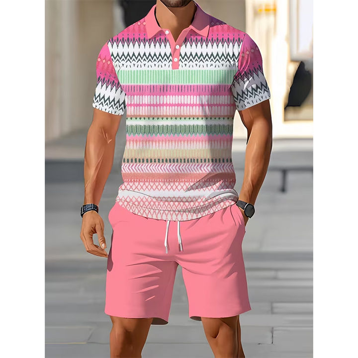 ALFRED | Relaxed Two-Piece Shirt & Shorts Summer Set