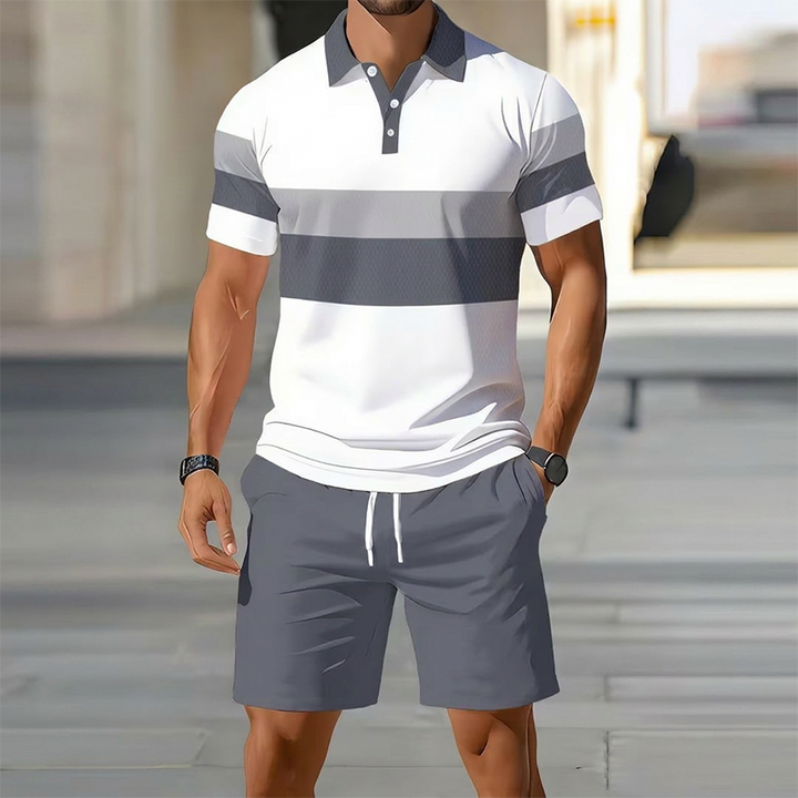 ALFRED | Relaxed Two-Piece Shirt & Shorts Summer Set