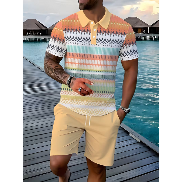ALFRED | Relaxed Two-Piece Shirt & Shorts Summer Set
