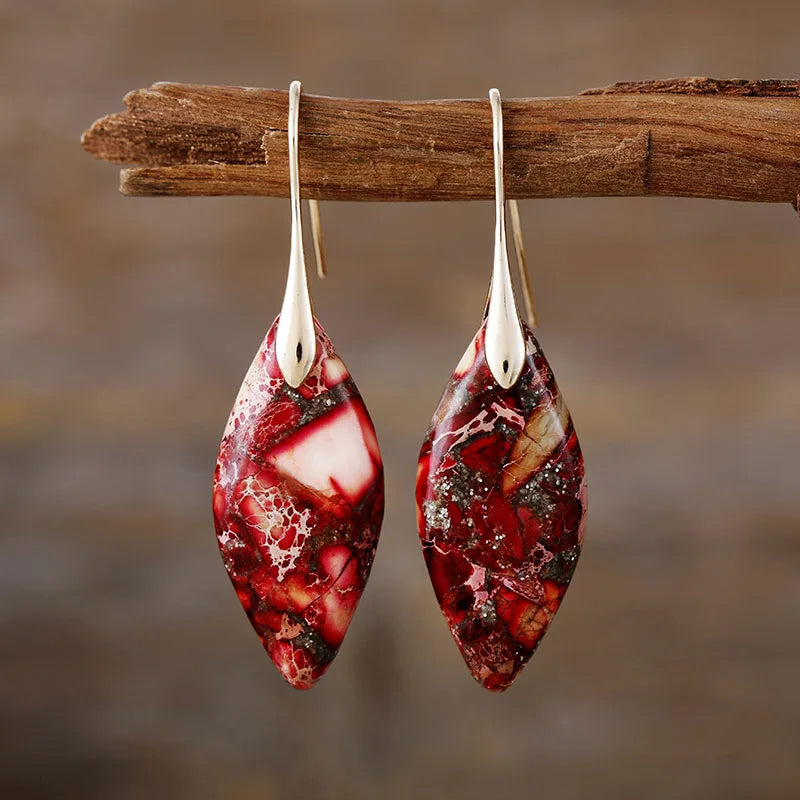 Fay | Natural Stone Drop Earrings