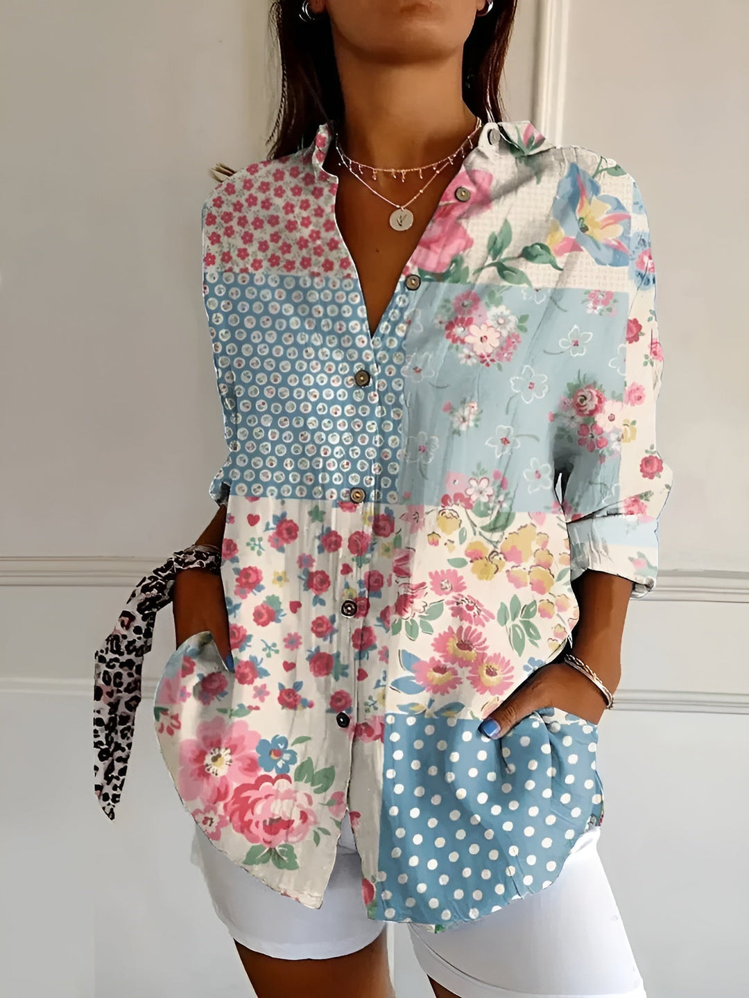 MABYN | FRENCH VINTAGE FLORAL BLOUSE