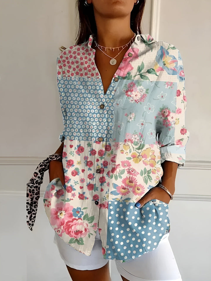 MABYN | FRENCH VINTAGE FLORAL BLOUSE