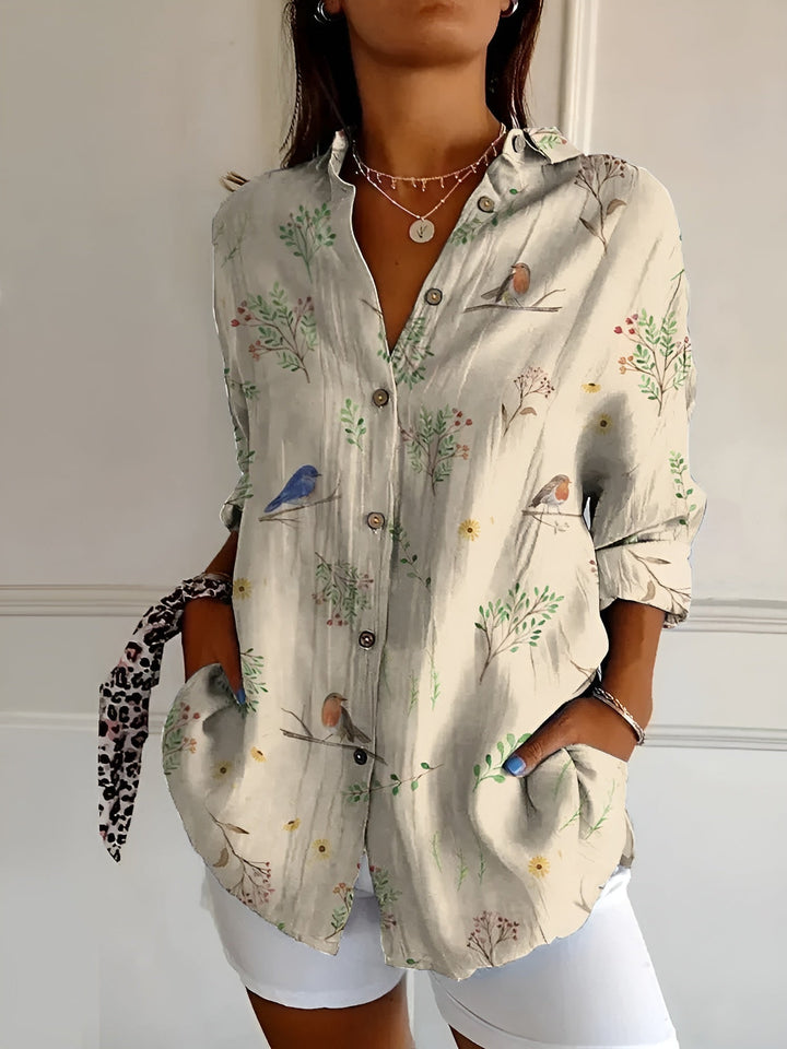 MABYN | FRENCH VINTAGE FLORAL BLOUSE