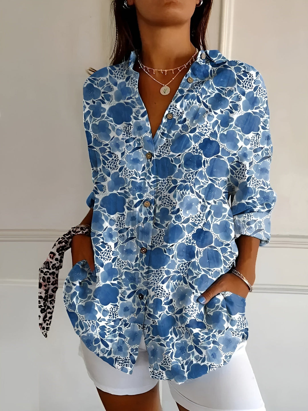 MABYN | FRENCH VINTAGE FLORAL BLOUSE