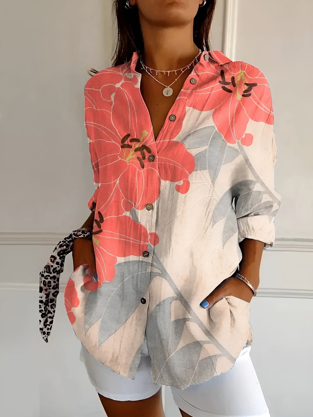 MABYN | FRENCH VINTAGE FLORAL BLOUSE