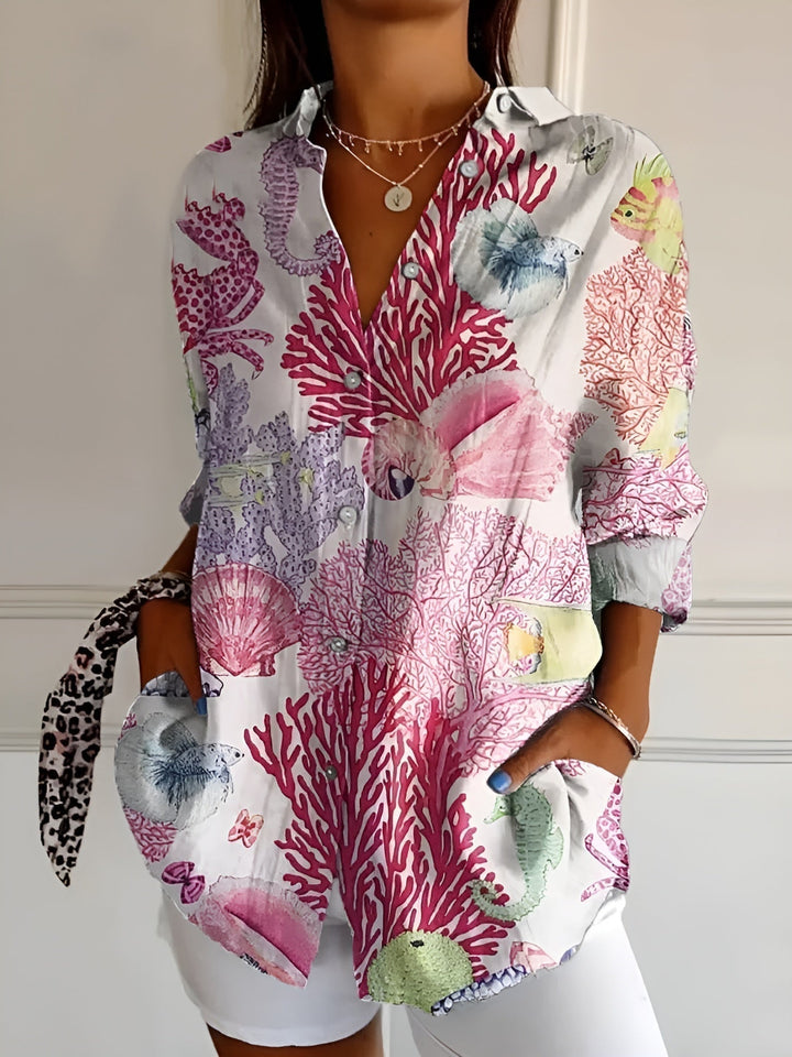 MABYN | FRENCH VINTAGE FLORAL BLOUSE
