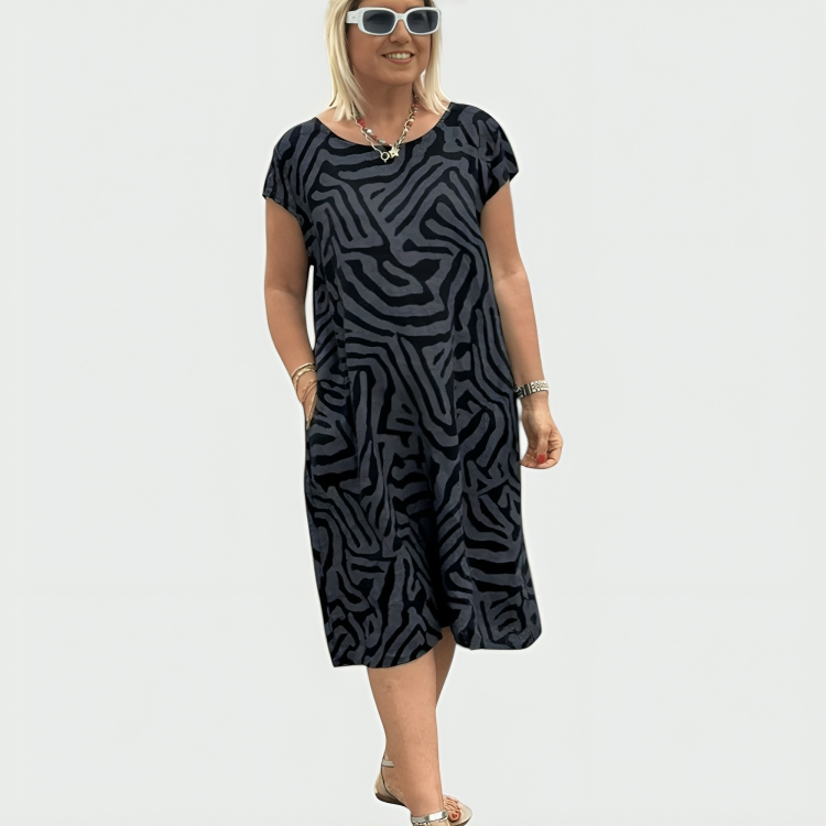 Patricia | Printed Summer Midi Dress
