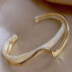 Blanche | Gold Bracelet with White Opal